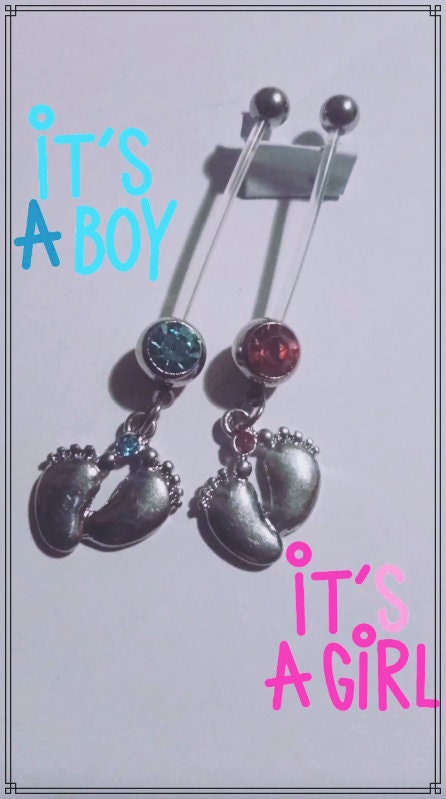 Piercing nombril pour femme enceinte . a l'unité