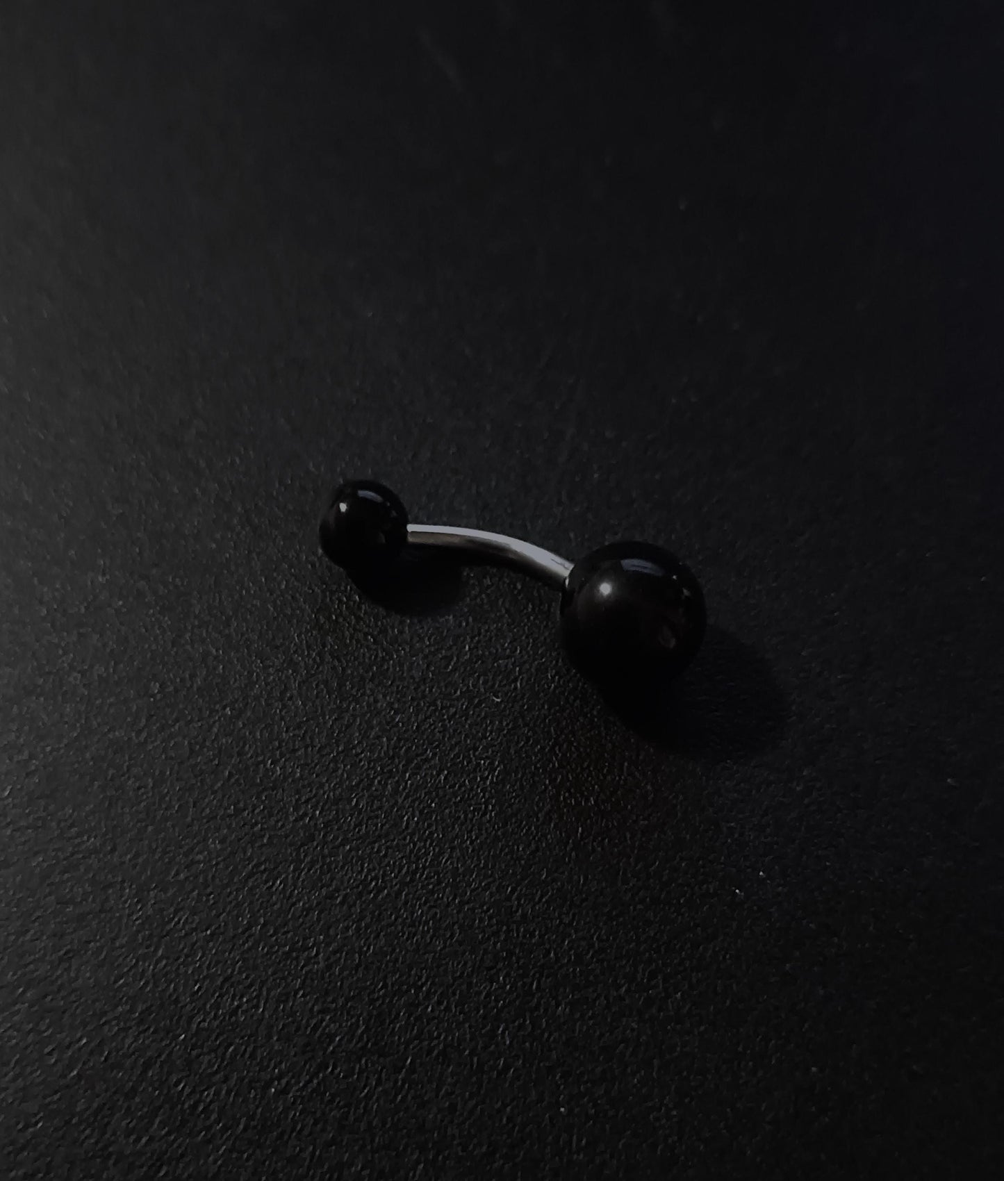 Piercing nombril Dark Black acier chirurgical 316 L (à l'unité)