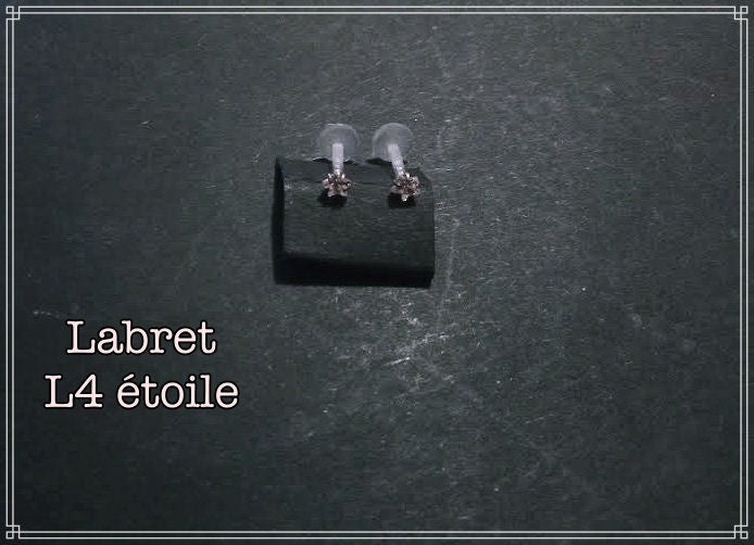 Labret en bioflex à l'unité