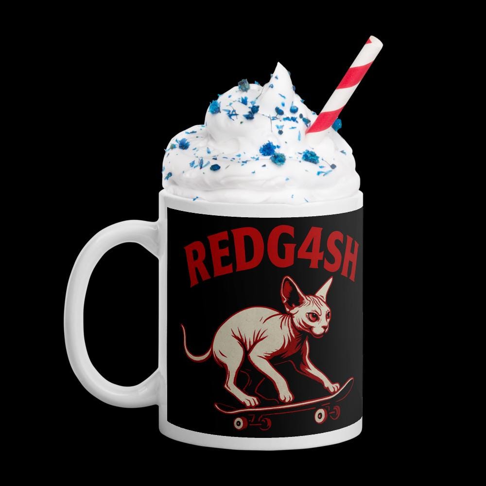 Mug REDGASH vintage skate