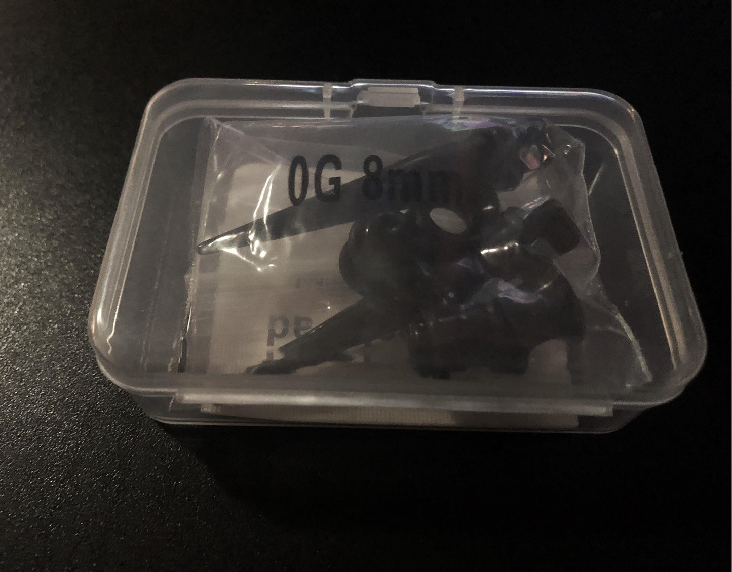 kit d'étirement stretch de lobes  + bijoux finaux tunnels silicones noires - Pads alcools
