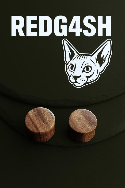 Plug oreille écarteur en bois Type 01 à l'unité