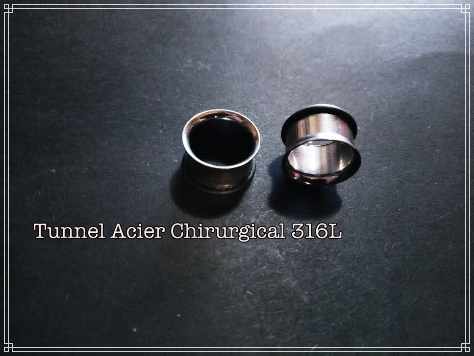 Tunnel oreille écarteur acier chirurgical à l'unité