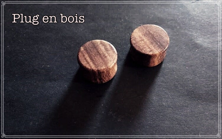 Plug oreille écarteur en bois Type 01 à l'unité