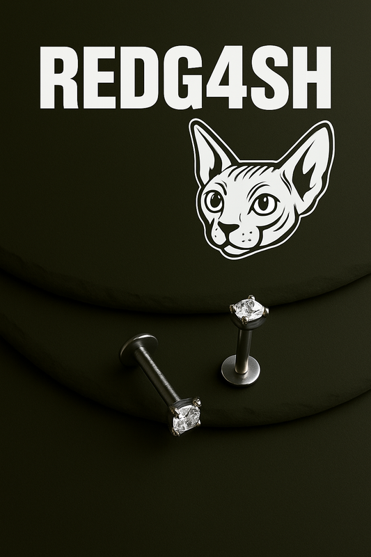 Piercing labret pas de vis interne en Acier Chirurgical 316L à l'unité