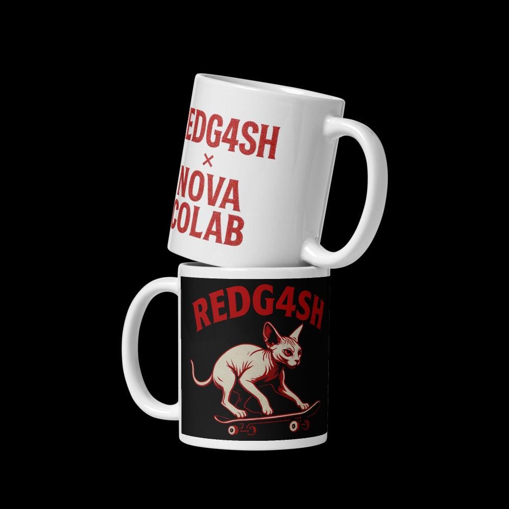 Mug REDGASH vintage skate