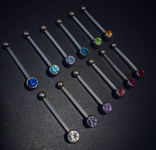 Piercing nombril zircon grossesse à l'unité